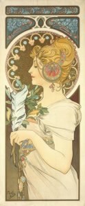 Plume - Alphonse Mucha