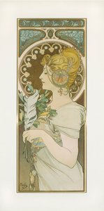 La Plume - Alphonse Mucha