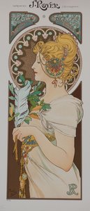 La Plume - Alphonse Mucha