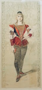 Le costume au théâtre - Alphonse Mucha