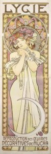 Lygie – Reproduction des œuvres décoratives de Mucha - Alphonse Mucha