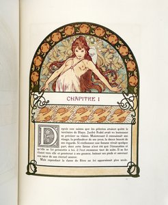 Page de Ilsee, Princesse de Tripoli, 1897 - Alphonse Mucha