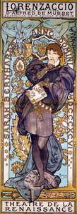 Affiche pour Lorenzaccio d