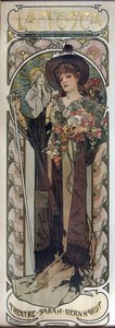 Affiche pour la pièce La Tosca de Victorien Sardou, 1899 - Alphonse Mucha