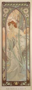 Rêverie du soir - Alphonse Mucha