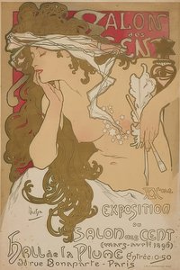 Salon des Cent. France, Paris, 1896 - Alphonse Mucha