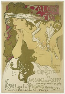 Salon des Cent, XXme Exposition du Salon des Cent, mars-avril - Alphonse Mucha