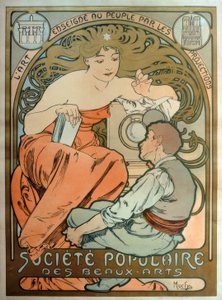Société Populaire des Beaux-Arts / L’art enseigné au peuple - Alphonse Mucha