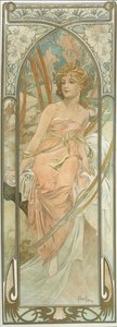 Les Heures du Jour : Réveil du Matin - Alphonse Mucha