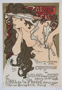 XXème exposition du Salon des Cent, 1896 - Alphonse Mucha