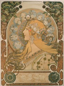 Zodiaque - Alphonse Mucha