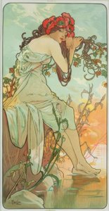 Été - Alphonse Mucha