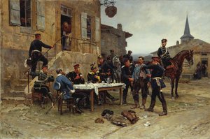 Le Porteur de Dépêches, 1880 - Alphonse de Neuville