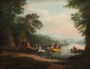 Incident au gué, 1818 - Alvan Fisher