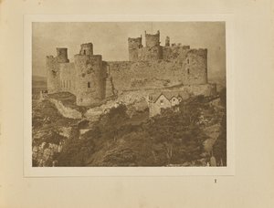 Château de Harlech vu du rocher - Alvin Langdon Coburn