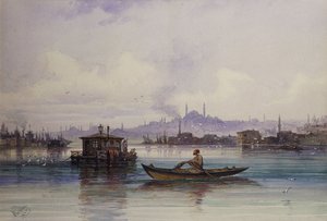 Sur le Bosphore, 1865 - Amadeo Preziosi