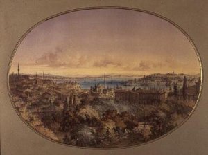 Vue de Constantinople depuis Galata vers la Corne d