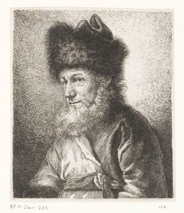 Portrait de Michel Hirsch, rabbin à Potsdam - Amalie Baader