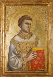 Représentation de Saint Étienne - Ambrogio Bondone (workshop) Giotto