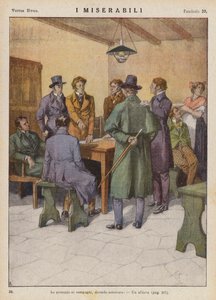 Illustration des Misérables de Victor Hugo - Ambrogio Lombardi