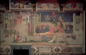 Allégorie du mauvais gouvernement, 1388-40 - Ambrogio Lorenzetti