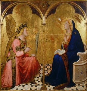 Annonciation - Ambrogio Lorenzetti