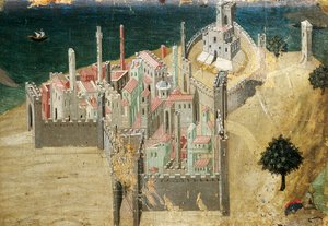 Ville au bord de la mer