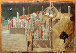 Ville au bord de la mer - Ambrogio Lorenzetti