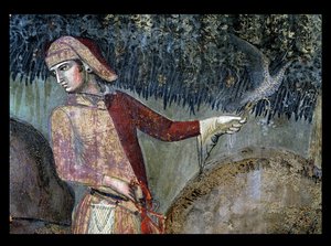 Effets du Bon Gouvernement à la campagne, détail d