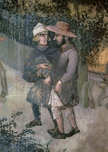 Effets du Bon Gouvernement à la Campagne (détail) - Ambrogio Lorenzetti
