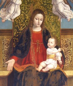 Madone et Enfant (détail)
