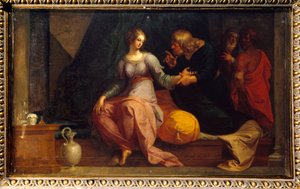 Le docteur Acestinus examine Chariclée Illustration de « Les Éthiopiques ou Histoire d