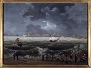 Saint-Malo, par Louis Garneray, sd. vers 1820