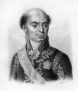 Dominique Catherine, Marquis de Pérignon Maréchal de France (1754-1818). Dans « Portraits des généraux français en suite les victoires et conquêtes des Français ». Gravé par Ambroise Tardieu en 1818. Collection Stella. - Ambroise Tardieu