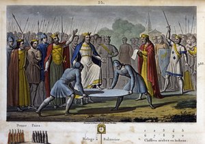 Hugues Capet (v. 941 - 996) élu roi de France (en 987), par consentement unanime (en grande partie grâce à Gerbert d