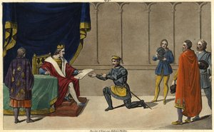 En 1327, Charles IV le Bel (1294-1328) érige la seigneurie de Bourbon en duché pairie en faveur du petit-fils de Robert de Clermont et petit-fils de Saint-Louis, Louis Ier - Ambroise Tardieu
