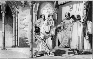En 1327, Charles IV le Bel (1294-1328) érige la seigneurie de Bourbon en faveur du petit-fils de Robert de Clermont et petit-fils de Saint-Louis, Louis I - Ambroise Tardieu
