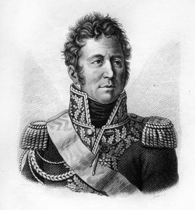 Jacques Alexandre Bernard Law, Marquis de Lauriston, Maréchal de France (1768-1828) - dans « Portraits des généraux français en suite les victoires et conquêtes des Français » Gravé par Ambroise Tardieu en 1818. Collection Stella. - Ambroise Tardieu