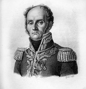 Le général Charles-Théodore Beauvais de Préau (1772-1830) dans “Portraits des Généraux Français”. Gravé par Ambroise Tardieu en 1818. Collection Stella. - Ambroise Tardieu