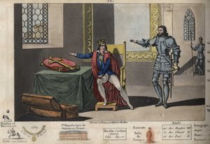 Louis XI (1423-1483) est retenu prisonnier à Péronne, et depuis son appartement, il peut voir la tour où Charles III est mort après 6 ans de captivité. Il ne retrouva la liberté qu