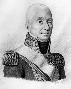 Mathieu Dumas (1753-1837). Dans Portraits des généraux français en suite des victoires et conquêtes des Français. Gravé par Ambroise Tardieu en 1818. Collection Stella - Ambroise Tardieu