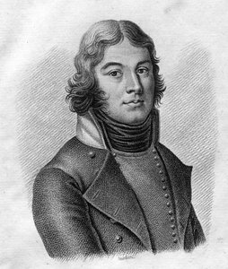 Portrait du Général Lazare Louis Hoche (1768-1797) - dans « Portraits des généraux français suivant les victoires et conquêtes des Français ». Gravé par Ambroise Tardieu en 1818. Collection Stella. - Ambroise Tardieu