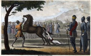 La mort de la reine Brunehaut d