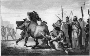 La mort de la reine Brunehaut d