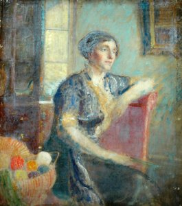 Mme Lousada, peinte chez elle - Ambrose McEvoy
