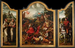 La Bataille de Clavijo, vers 1525-1550