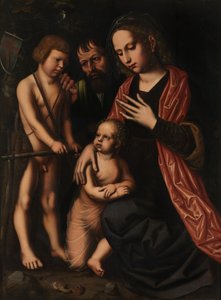 La Sainte Famille et Saint Jean-Baptiste - Ambrosius Benson
