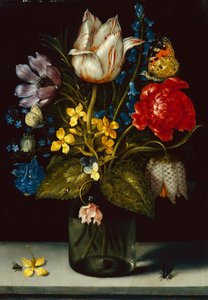 Bouquet de fleurs - Ambrosius the Elder Bosschaert