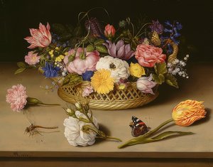 Nature morte avec fleurs. 1614