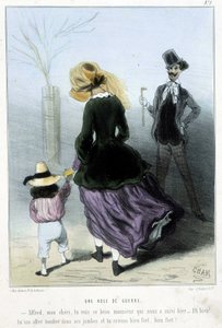 Une ruse de guerre - dans "Madeleines" par Cham, v.1870-1880 - Amédée de Noé